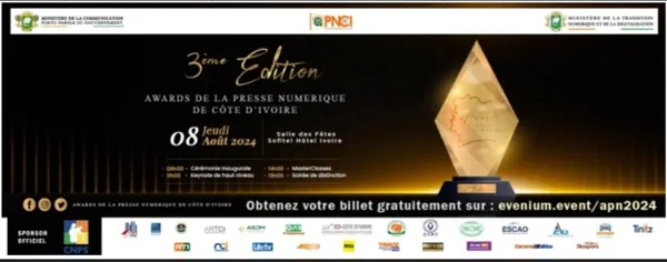 Awards de la presse numérique Côte d'Ivoire 2024