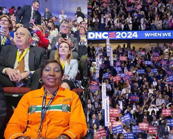 Kandia Camara a assisté à la convention du Parti Démocrate au United Center