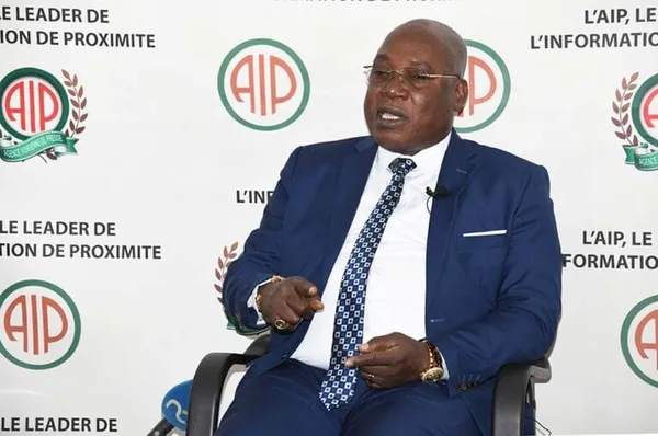 e PCA de la MUGEF-CI, Paul Gnogbo lors du Forum de l'AIP le 20 août 2024