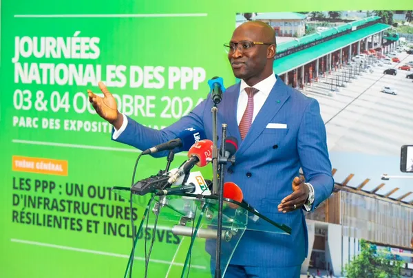 Moussa Kouyaté, président du Comité national de pilotage des partenariats public-privé (CNP-PPP), lors du lancement "Les Jour