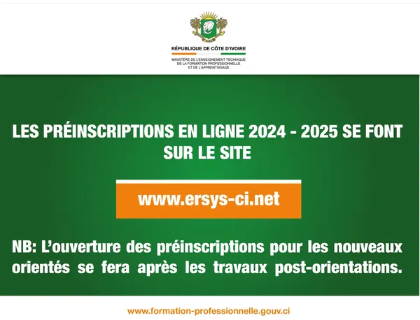 Préinscriptions en ligne pour l'année scolaire 2024-2025