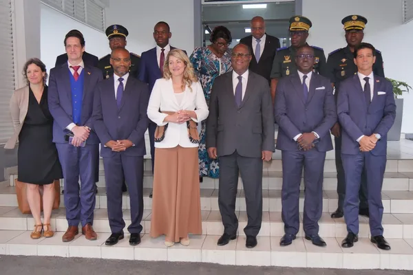 Rencontre Téné Birahima Ouattara et Mélanie Joly à Abidjan le 20 août 2024