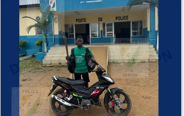 Abobo N'Dotré, Arrestation du chef de gang présumé lors d'une patrouille