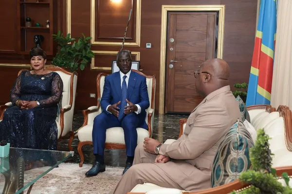 Adama Bictogo en RDC a été reçu par Félix Tshisekedi à Kinshasa