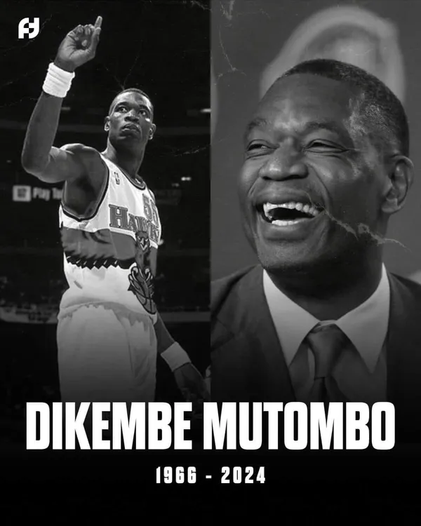 Dikembe Mutombo : Décès de la légende congolaise du basket NBA à 58 ans