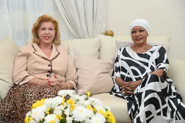Dominique Ouattara visite Henriette Bédié
