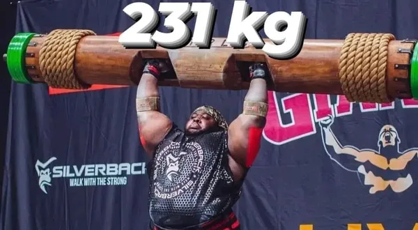 Iron Biby, le Burkinabè pulvérise le record du monde au World Log Lift 2024 