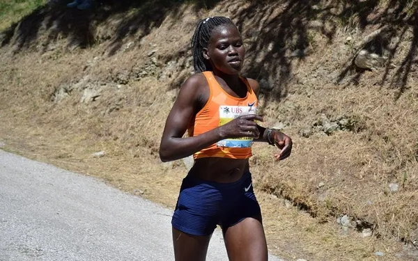La marathonienne Rebecca Cheptegei