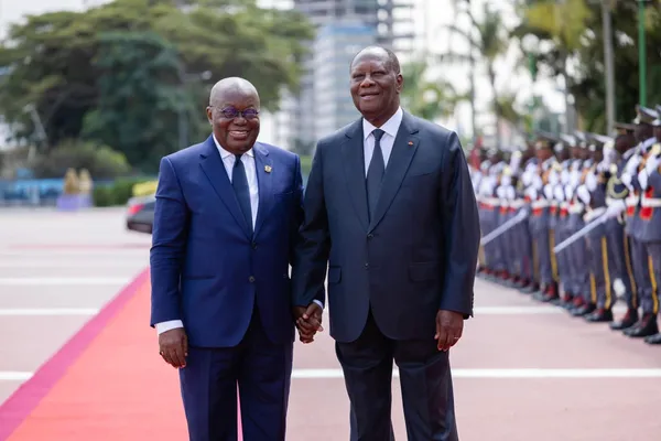 Alassane Ouattara et Nana Addo Dankwa Akufo-Addo