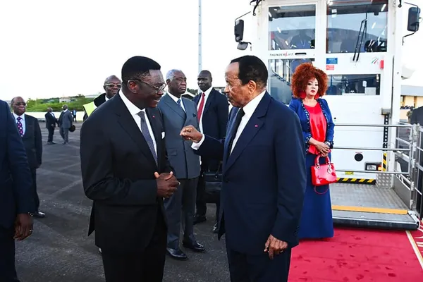 Le président camerounais, Paul Biya