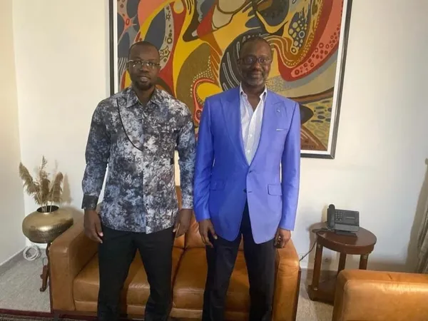 Tidjane Thiam et Ousmane Sonko