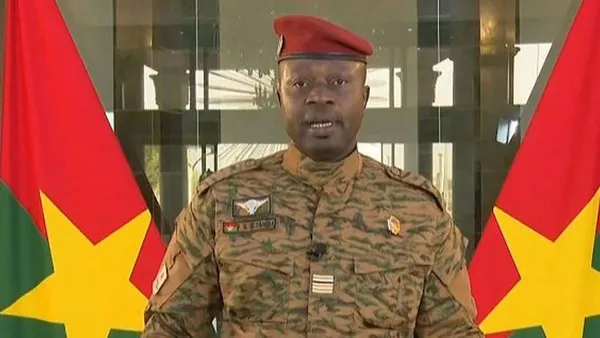 L'ancien président burkinabé, Paul-Henri Sandaogo Damiba