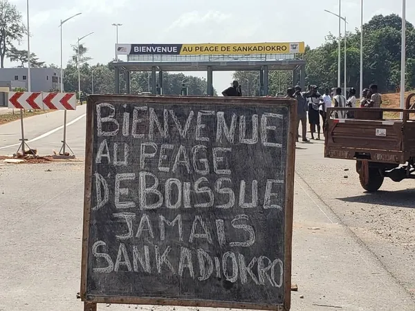 Controverse autour du péage de Sankadiokro