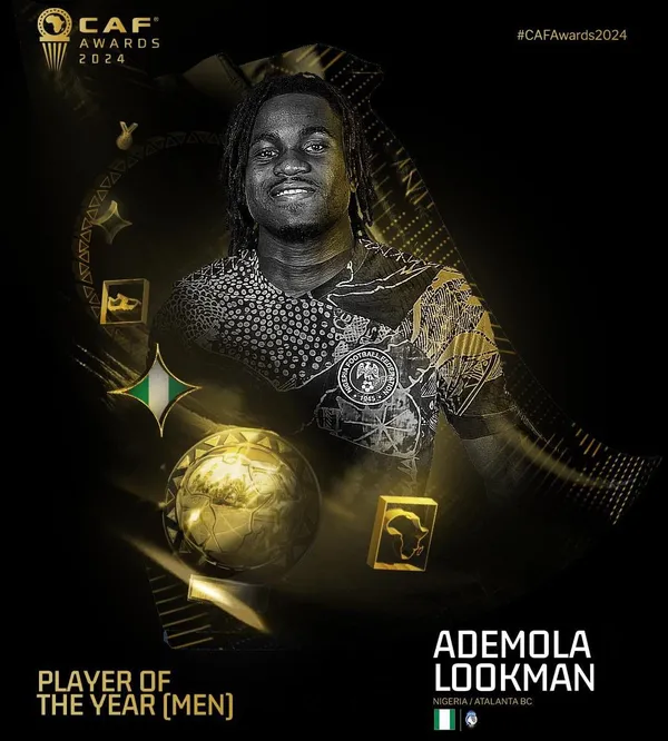 Ademola Lookman élu Joueur Africain de l’Année 2024