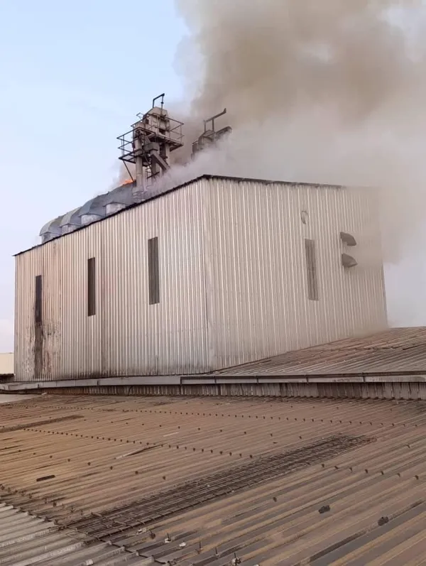 Incendie à l’usine OLAM à Treichville ce mardi 3 décembre 