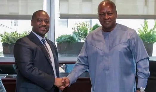 Guillaume Soro félicite le président élu John Mahama