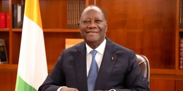 Alassane Ouattara, président de la République de Côte d'Ivoire