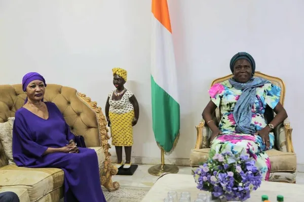 Vœux 2025 : Henriette Bédié chez Simone Gbagbo
