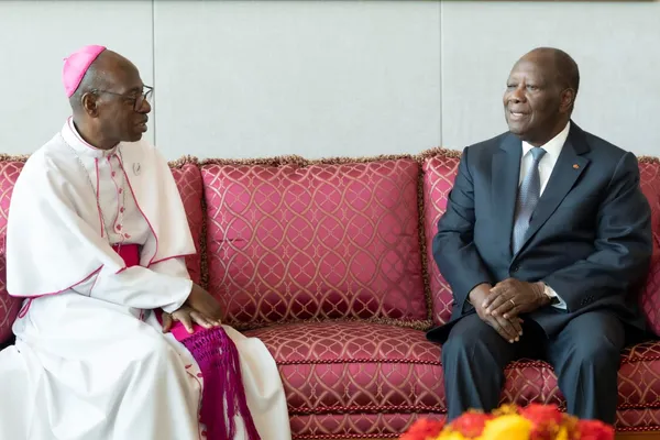 Présentation vœux 2025 à Alassane Ouattara : le Cardinal Ignace Bessi  appelle « mettre fin à la fatalité des violences électorales »
