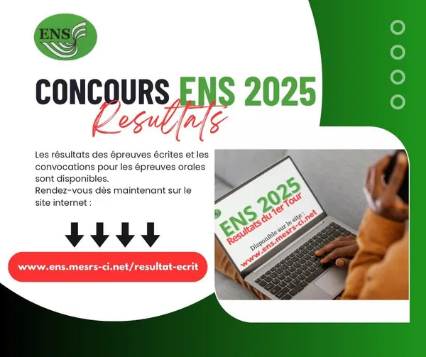 Résultats concours ENS 2025 disponibles : consultez la liste complète des admis