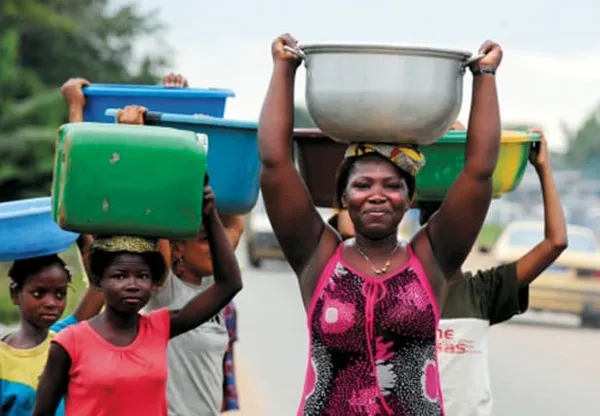 Coupure d'eau à Abidjan