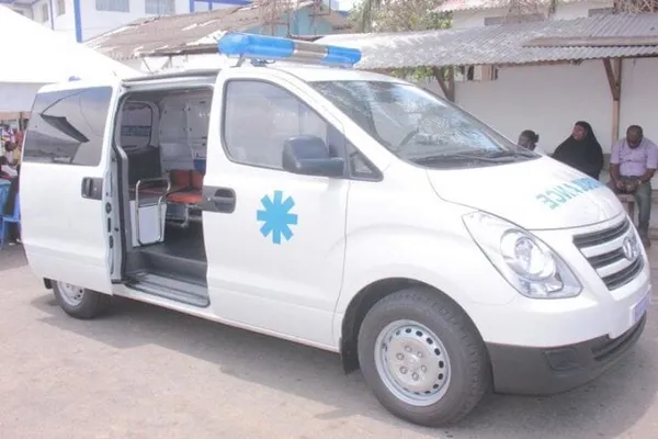 Une ambulance médicalisée