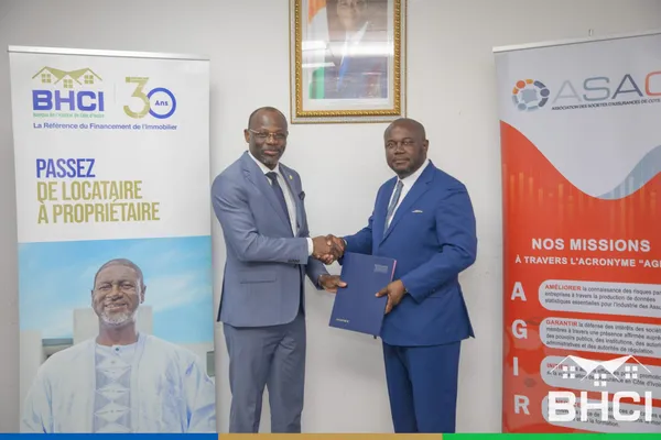 Côte d’Ivoire : la BHCI et l’ASA-CI signent pour 1000 logements