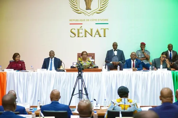 Yamoussoukro : le Sénat adopte six projets de loi