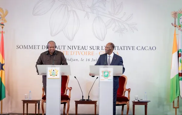 Filière cacao Côte d’Ivoire – Ghana : Ouattara et Mahama renforcent leur alliance