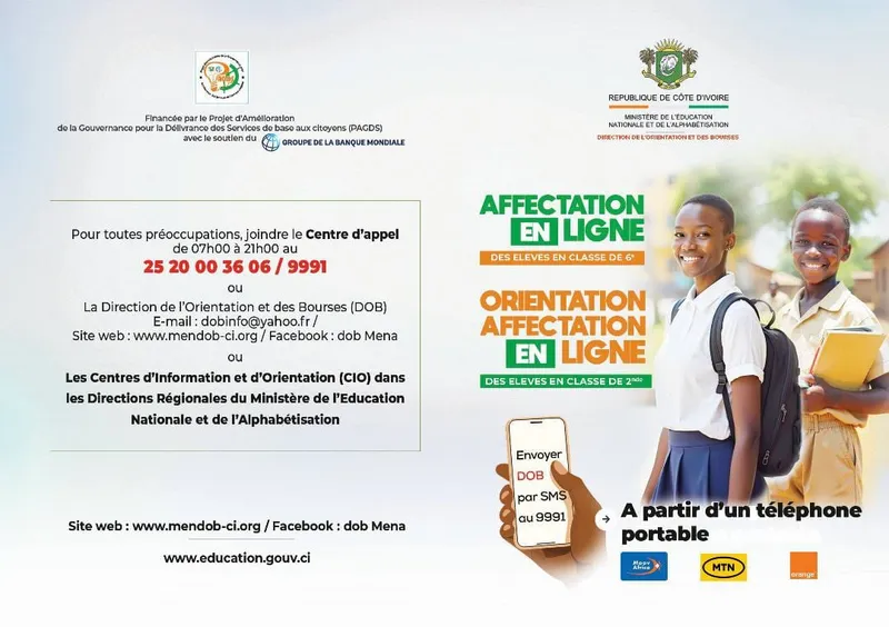 Orientation en classe de seconde pour la rentrée 2026-2027 en Côte d’Ivoire : les conditions image de l'article