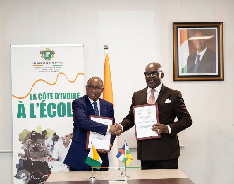 Éducation : la Côte d’Ivoire et la Centrafrique signent un accord-cadre image de l'article