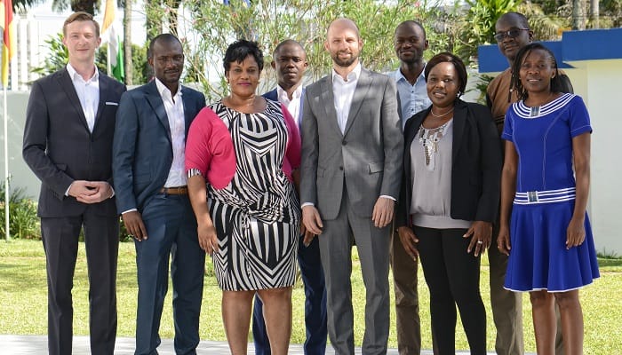 L'équipe de Konrad-Adenauer-Stiftung, bureau d'Abidjan