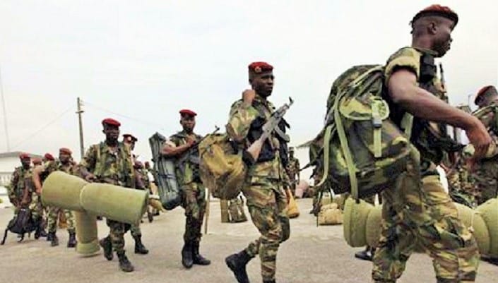 Départ à la retraite de militaires ivoiriens