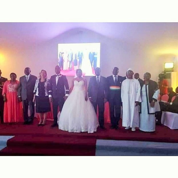 Le couple présidentiel au mariage de la fille du Général Vagondo Diomandé