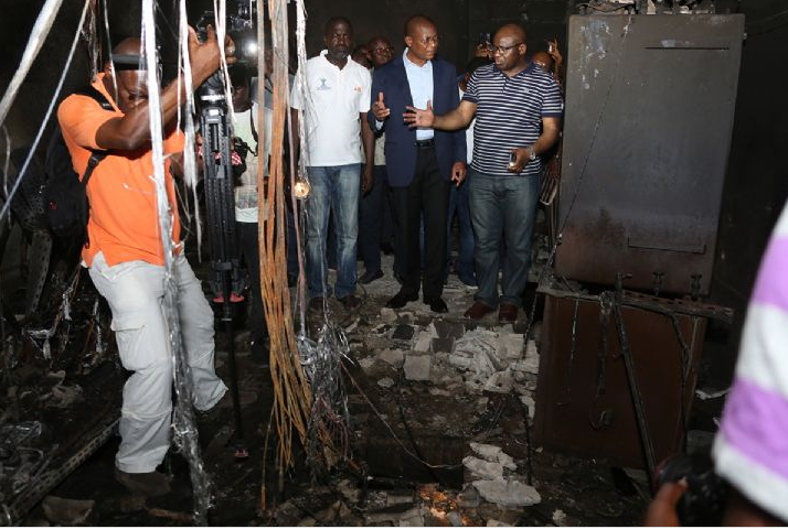 Incendie chez Orange Côte d'Ivoire