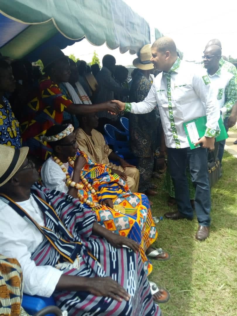 Jean-Louis Billon, à Soubré, ce samedi 10 juin 2018