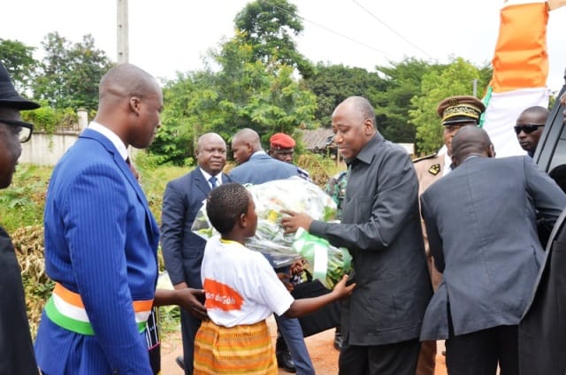 Amadou Gon Coulibaly ce samedi 30 juin 2018 à Gagnoa 