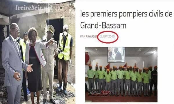 Le maire Georges Philippe Ezaley qui a installé une brigade de sapeurs-pompiers civils dans sa ville depuis 2015, doit expliquer pourquoi ceux-ci ne se sont pas déplacés