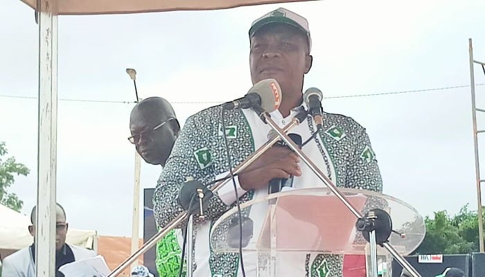Kobenan Kouassi Adjoumani à Bondoukou, ce samedi 28 juillet 2018