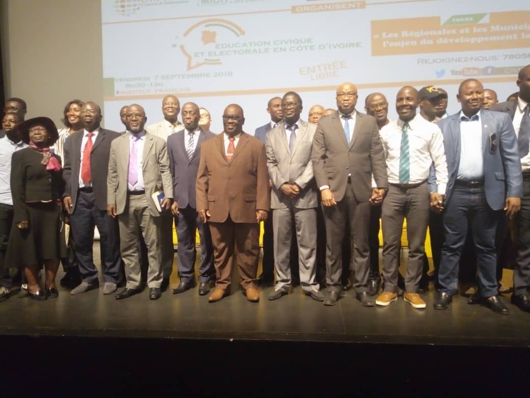 Les participants à l'atelier d'Abidjan