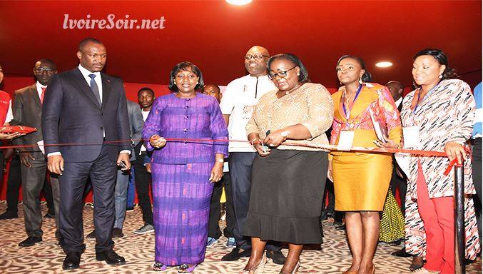 Anne Ouloto au 15ème anniversaire de son journal L'Intelligent d'Abidjan,  le vendredi 08 septembre 2018, à Sofitel Abidjan Hôtel Ivoire.