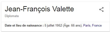 Jean-François Valette a 66 ans et va à la retraite, contrairement au triomphalisme des milieux RDR sur son vrai-faux débarquement