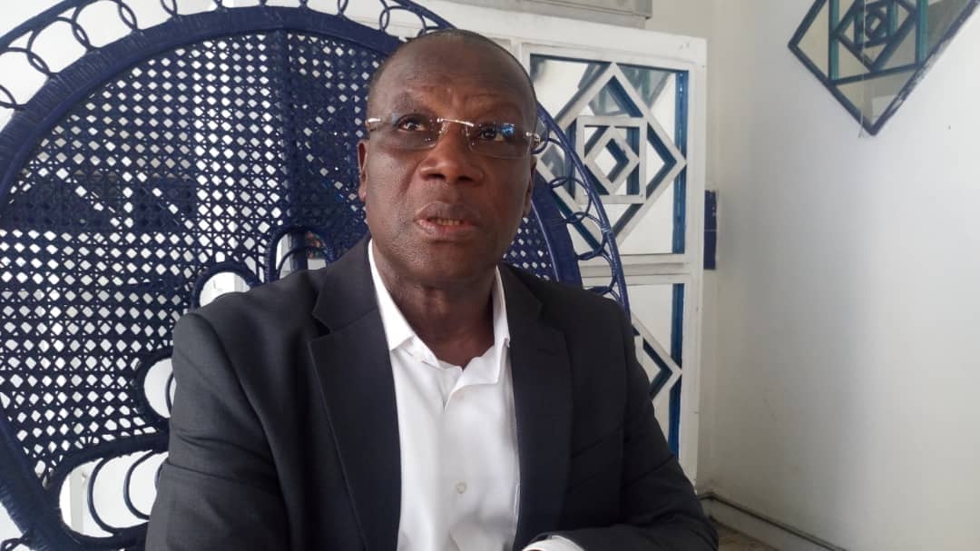 Abel Djohoré, lors de sa conférence de presse du dimanche 21 octobre 2018