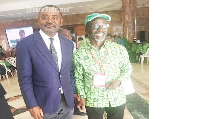 Gnamien Konan et Honoré Guibony au congrès extraordinaire du PDCI à Daoukro
