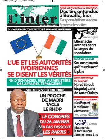 Presse ivoirienne du 8 juin 2019