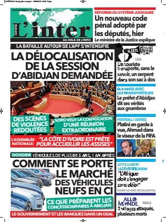 Revue de la presse ivoirienne de ce mercredi 19 juin 2019