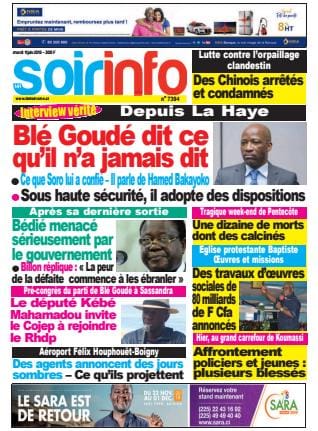 Revue de la presse ivoirienne du 11 juin 2019
