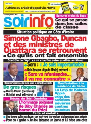 Revue presse ivoirienne 14 juin 2019