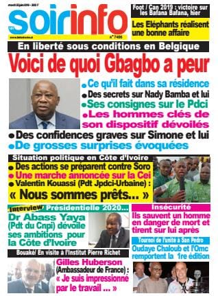 Revue de la presse ivoirienne du 25 juin 2019