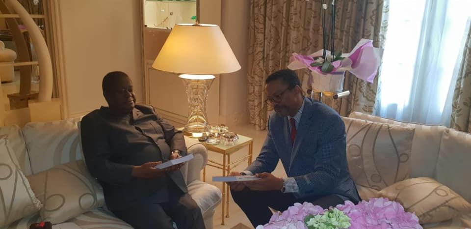 Franklin Nyamsi reçu par le président Bédié